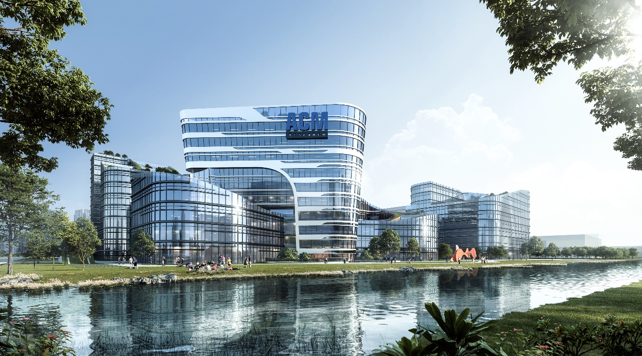 蓄势腾飞盛美半导体设备研发与制造中心厂房a荣耀封顶